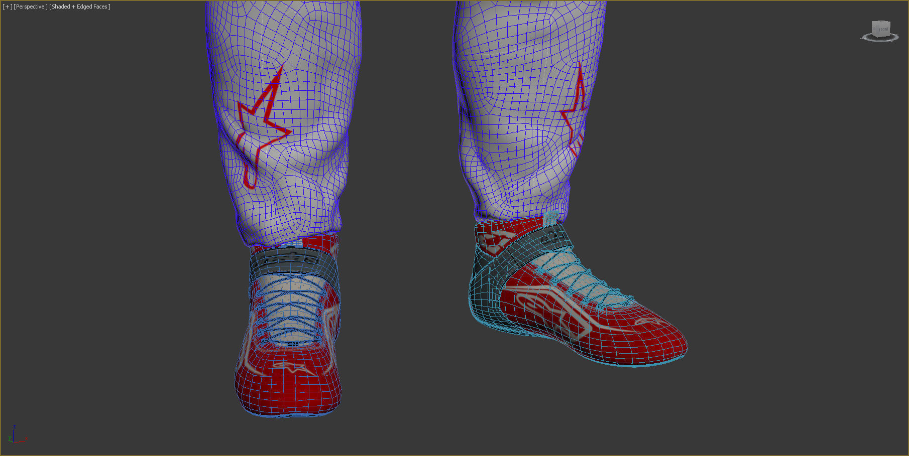 Pilot man in racing suit on metal ball 3D model_20