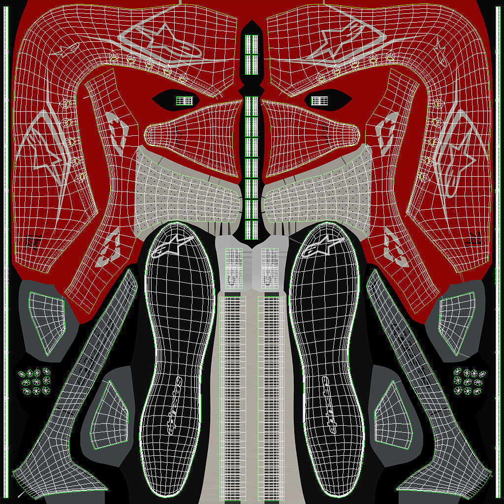 Pilot man in racing suit on metal ball 3D model_31