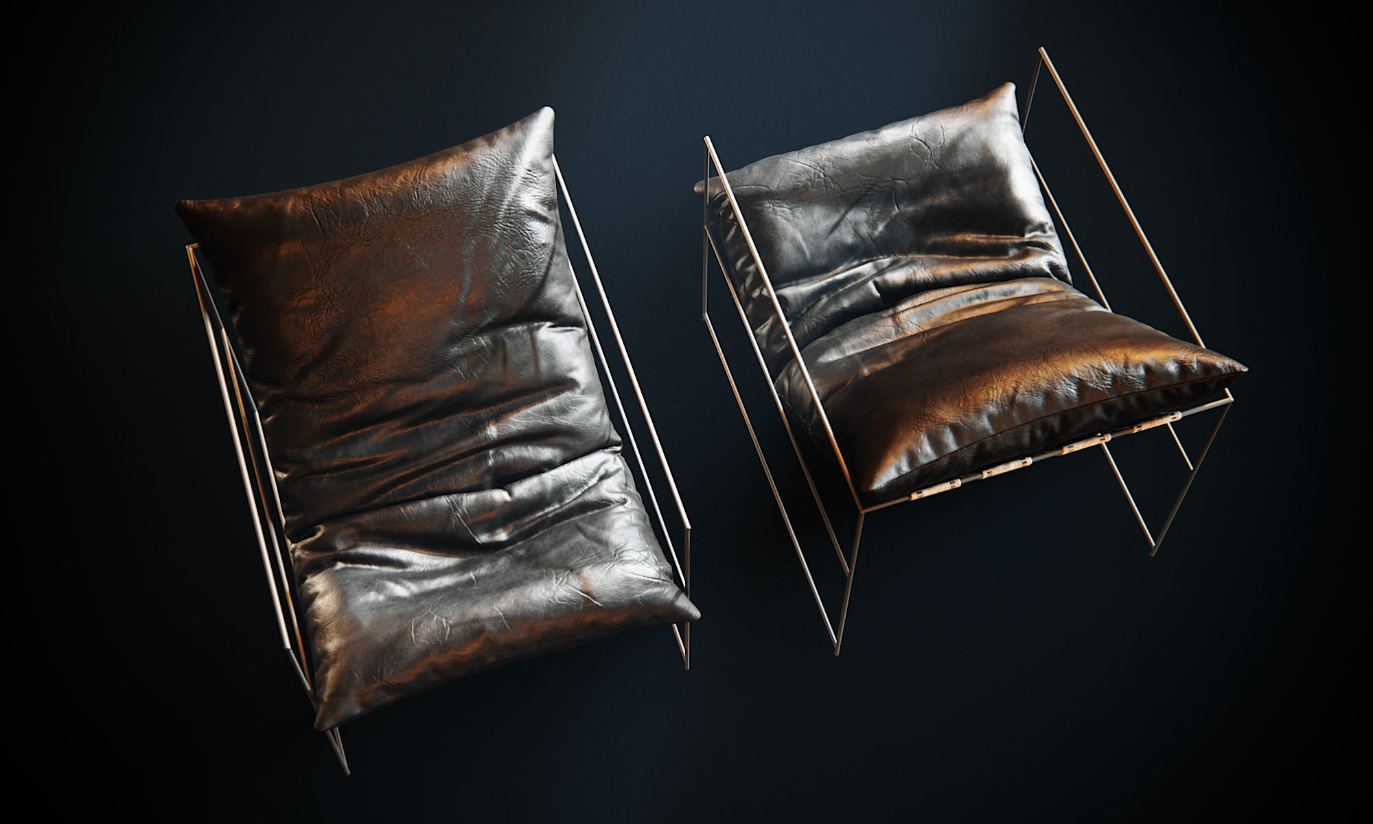 Croft House Sierra Chair 3D model_5