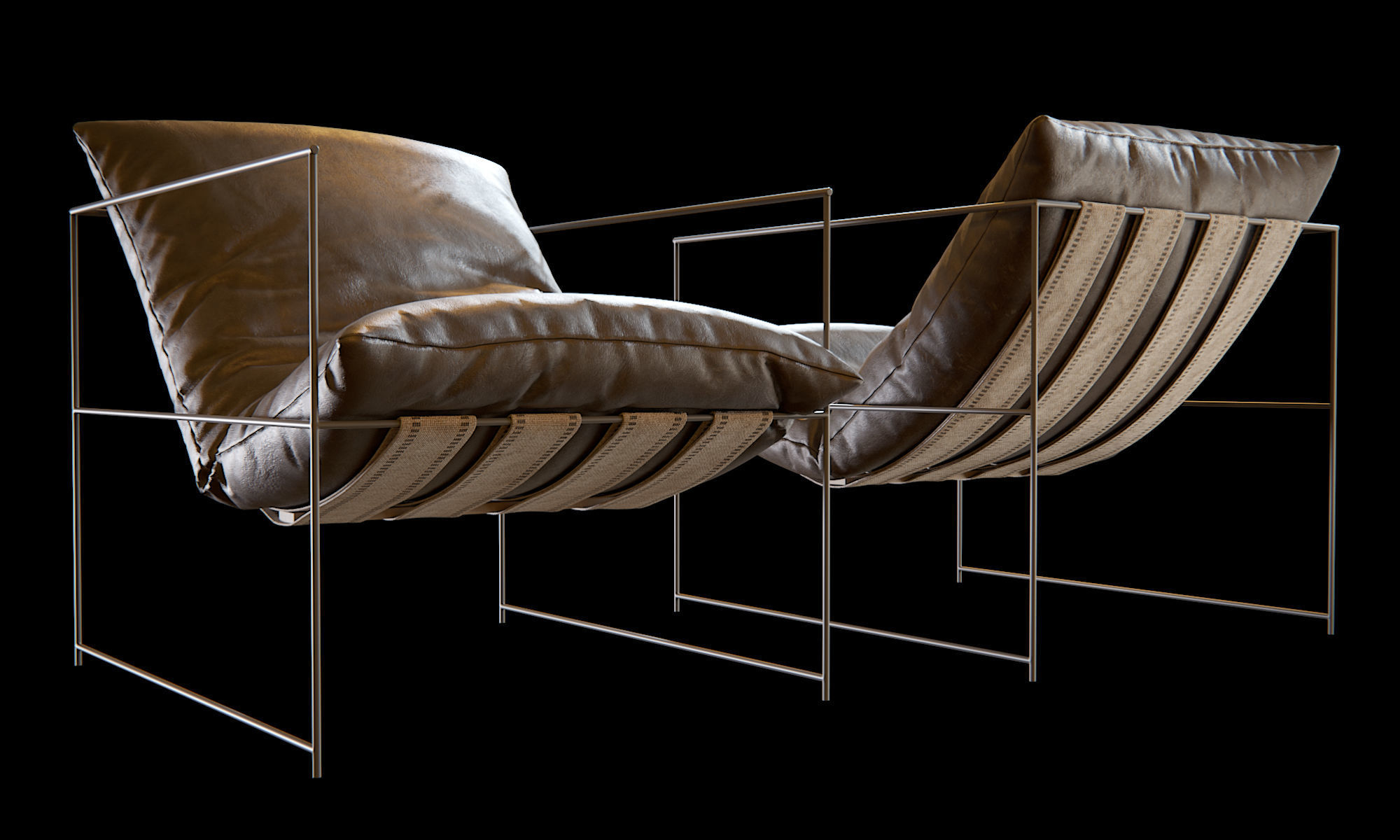 Croft House Sierra Chair 3D model_3