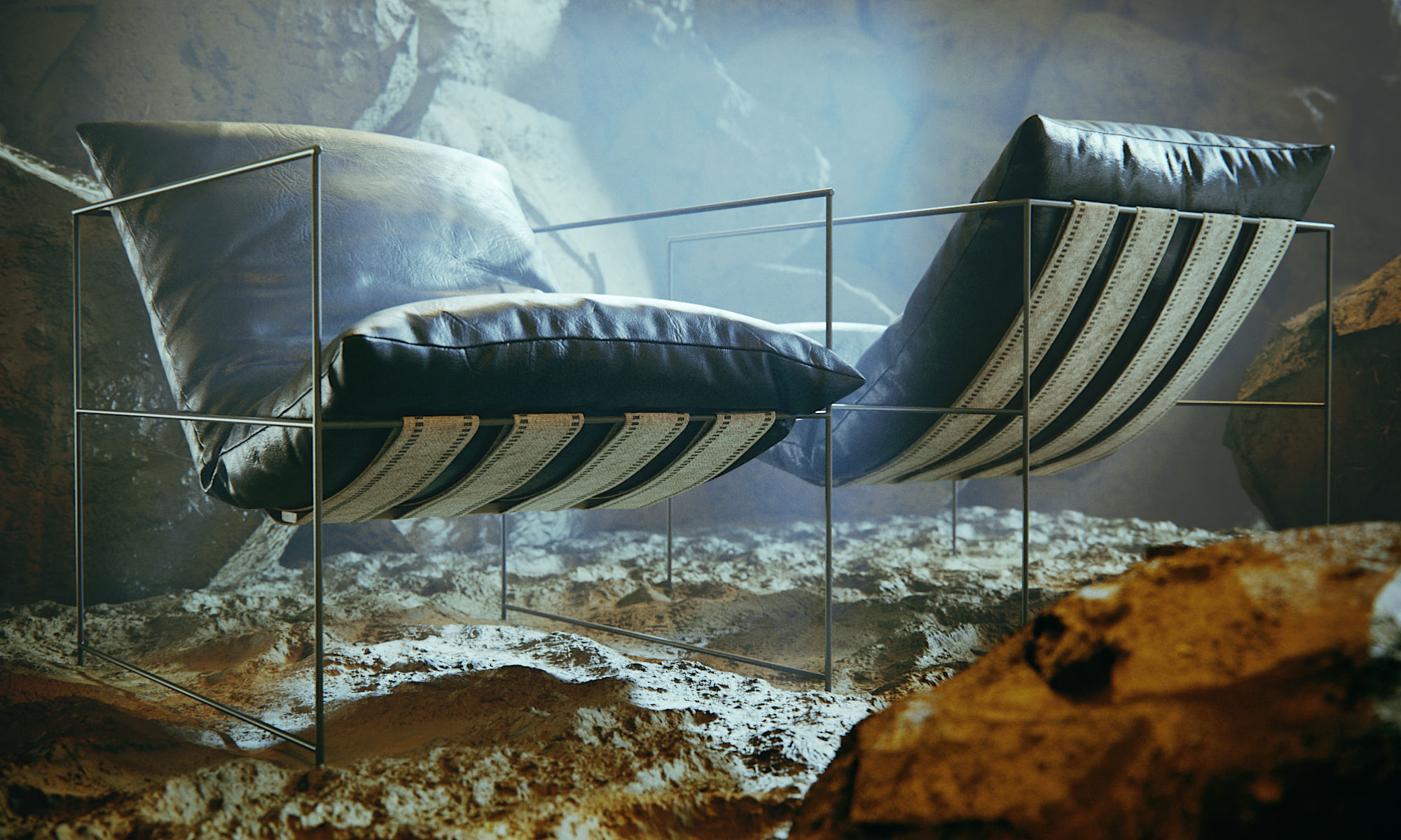 Croft House Sierra Chair 3D model_2