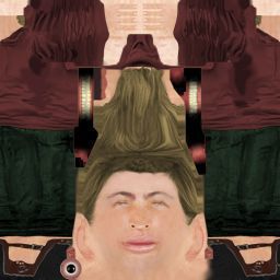 Lowpoly People 01  3D model_11