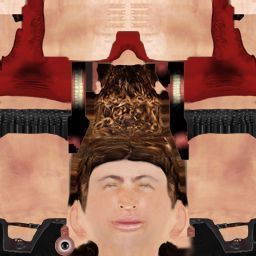 Lowpoly People 01  3D model_12