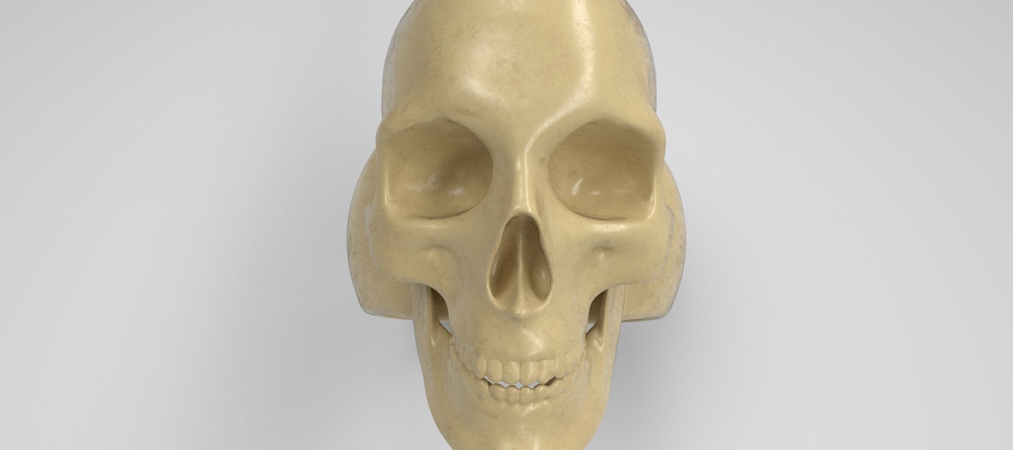 Ring skull printable model 3d 3D print model_10