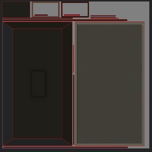 Television TV Low-poly Unity ready Low-poly 3D Low-poly 3D model_7