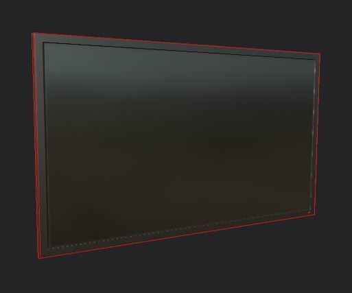 Television TV Low-poly Unity ready Low-poly 3D Low-poly 3D model_8