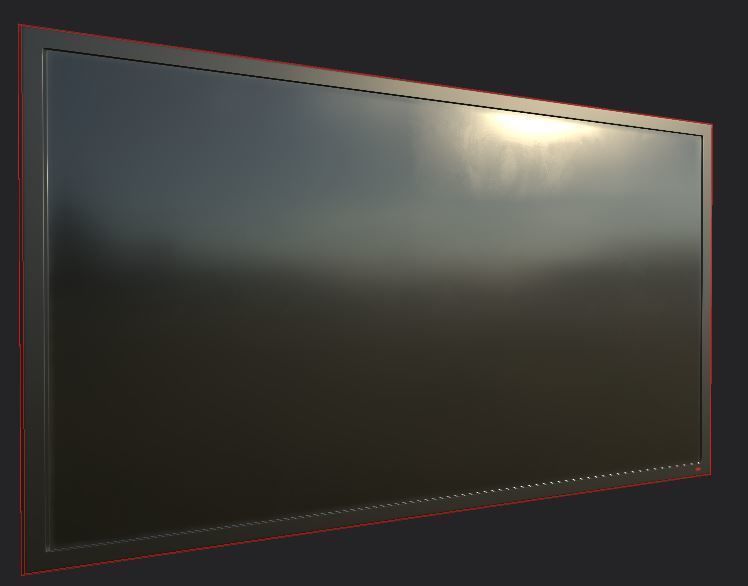 Television TV Low-poly Unity ready Low-poly 3D Low-poly 3D model_4