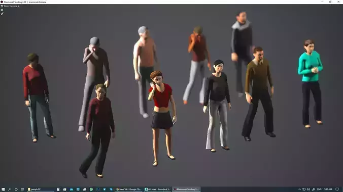 Lowpoly People 02 
