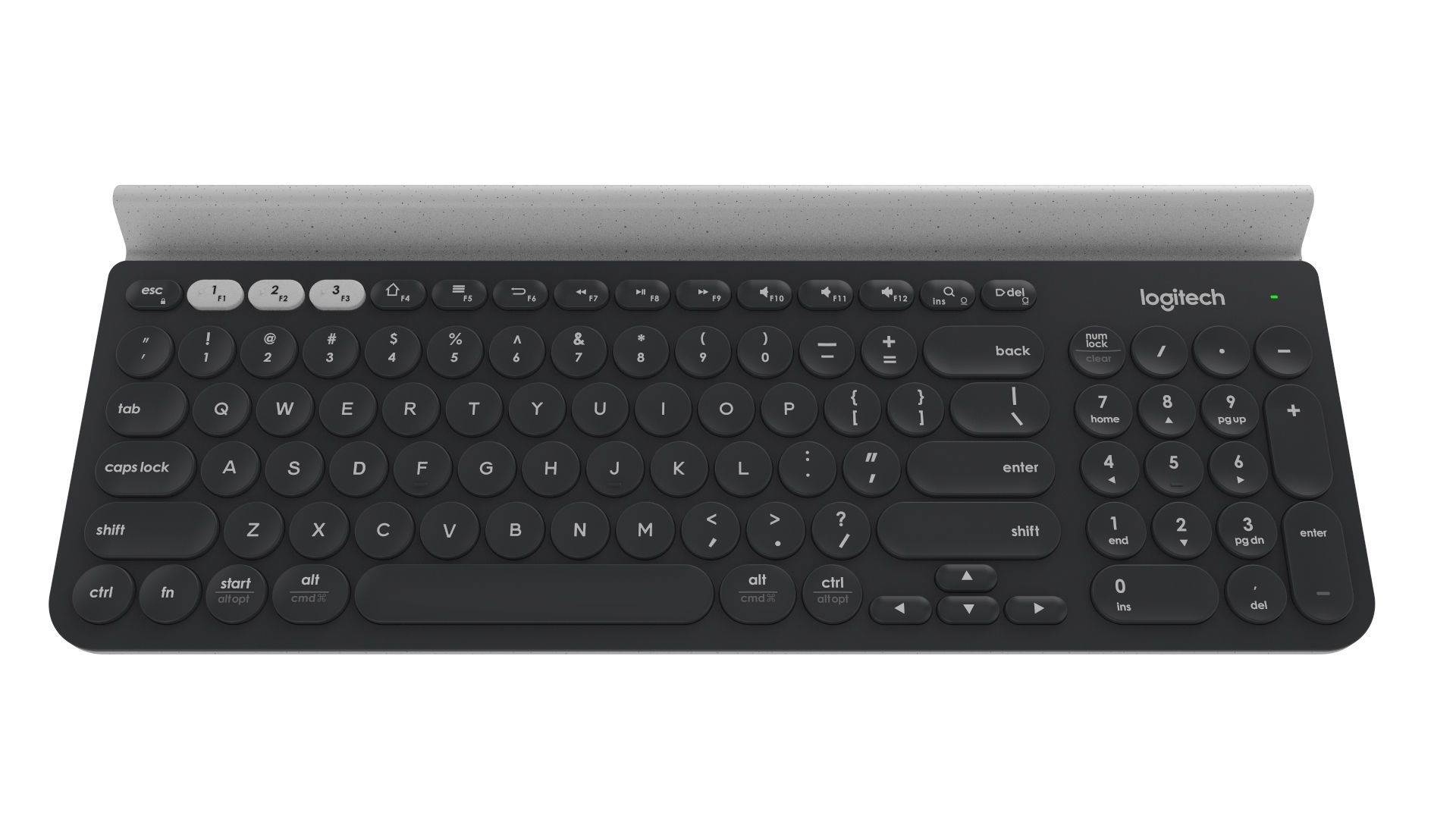 Keyboard Logitech Wireless K780 3D model_9