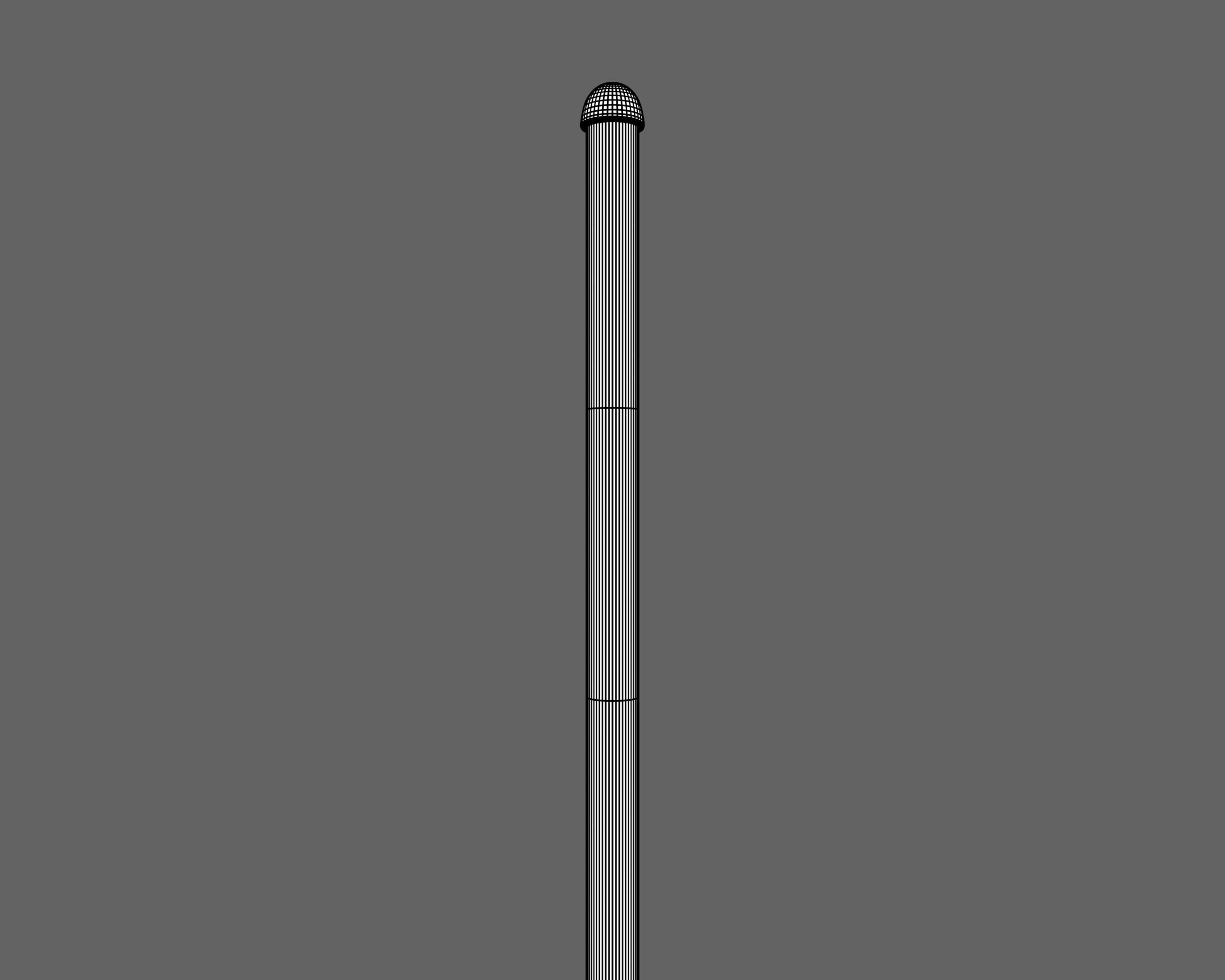 Ancient Indo Persian Spear Low-poly 3D model_13