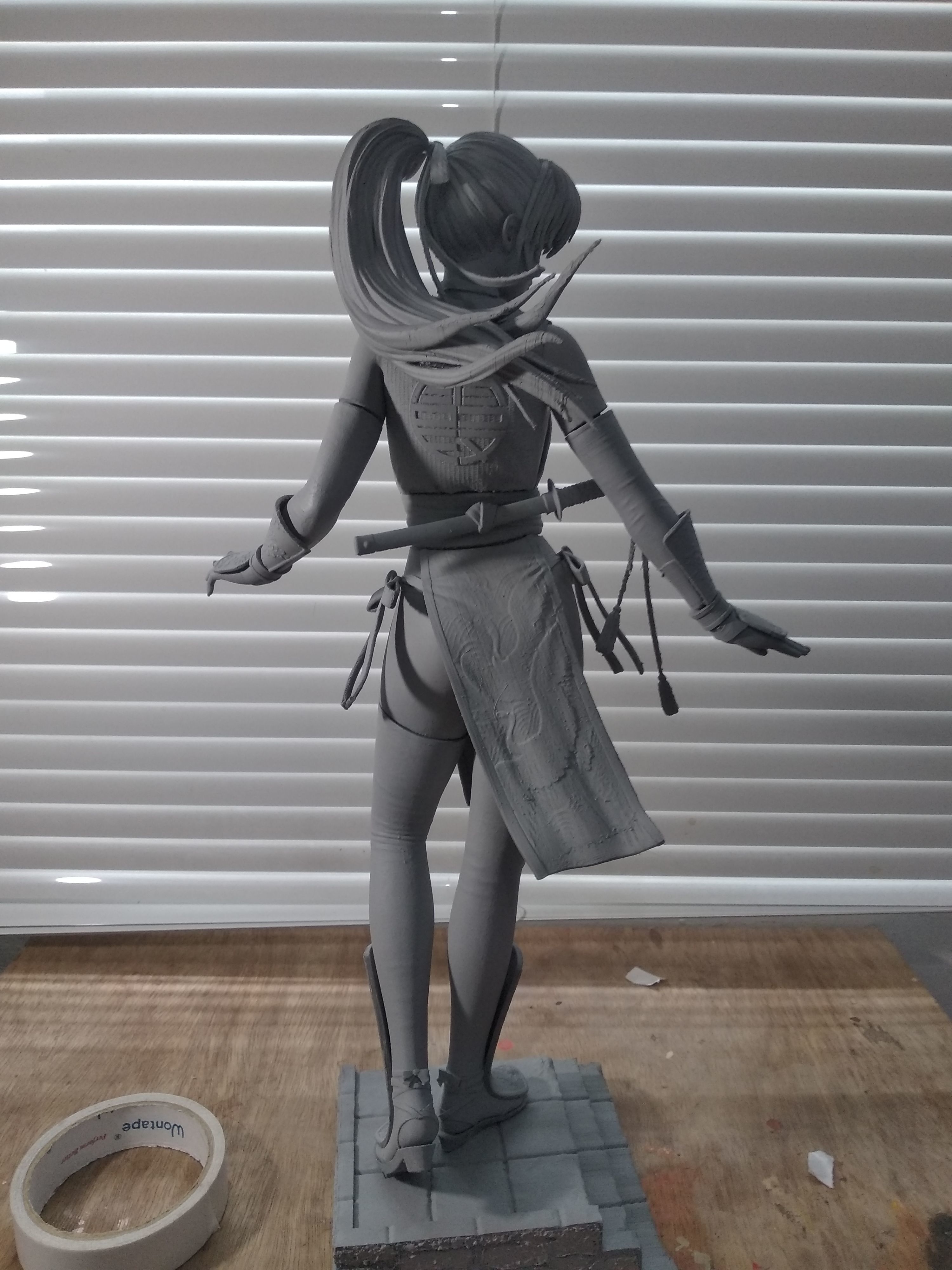 Kasumi Dead or Alive Statue Fan-art 3d Printable 3D print model_9