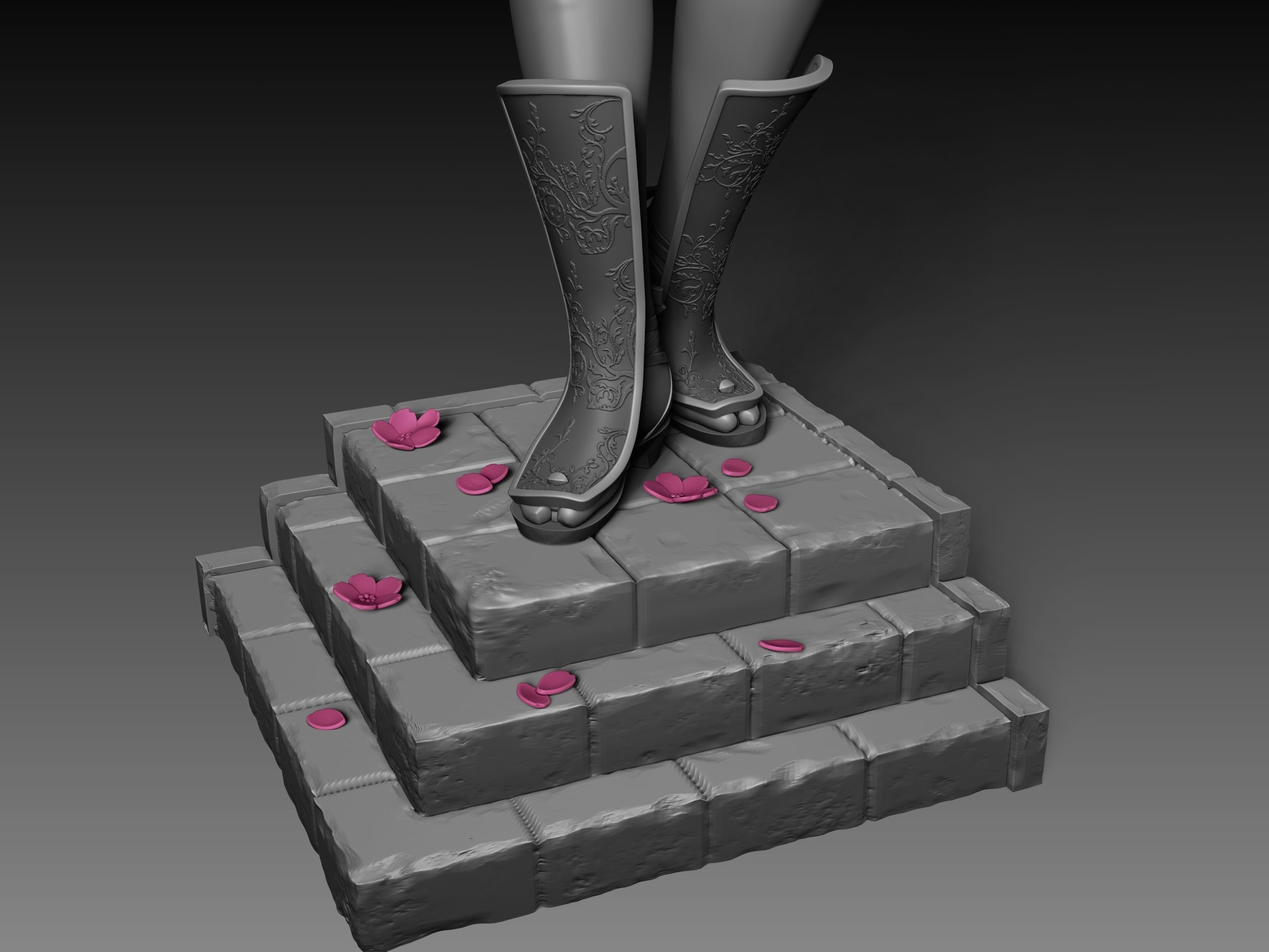 Kasumi Dead or Alive Statue Fan-art 3d Printable 3D print model_19