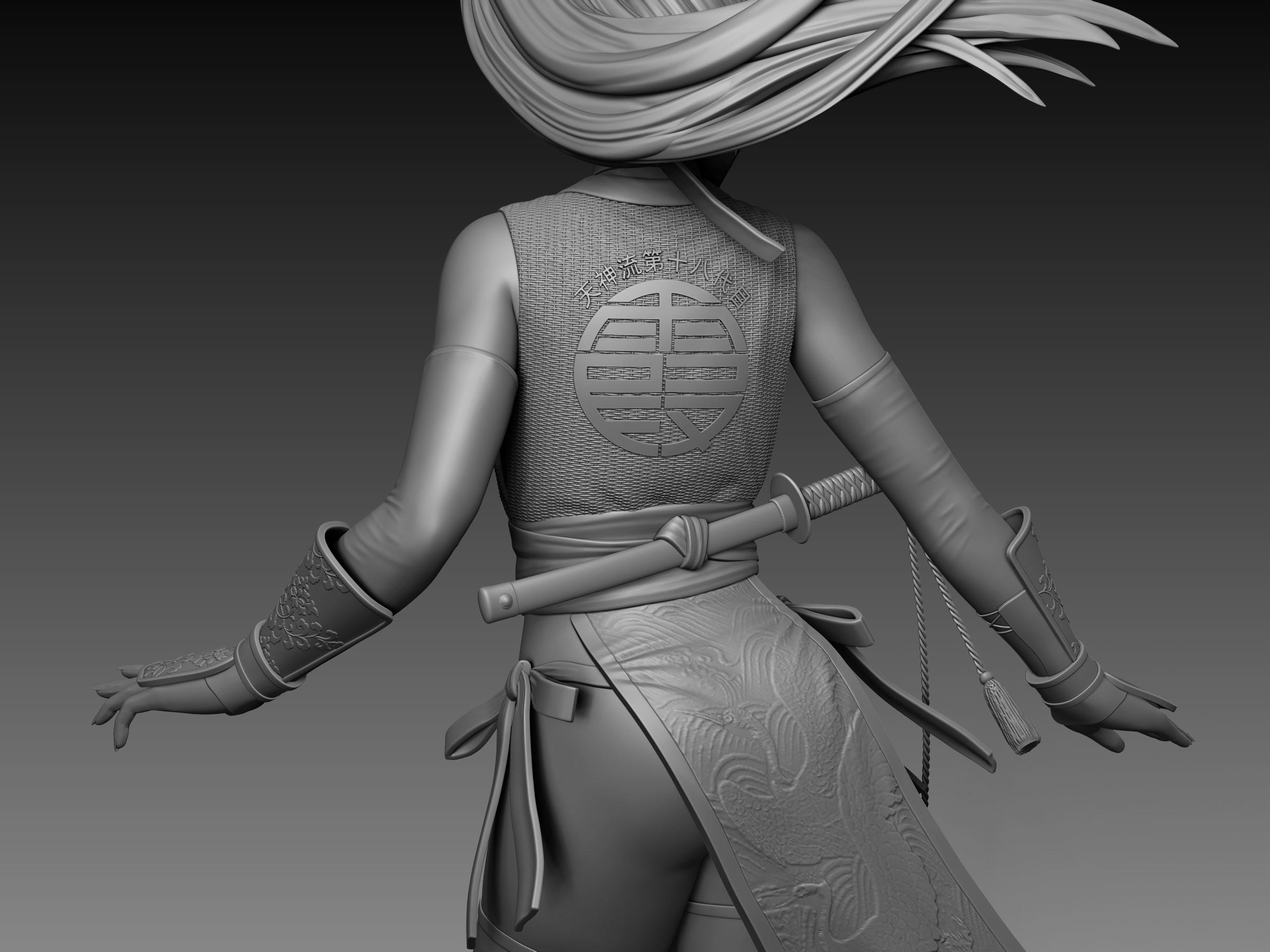 Kasumi Dead or Alive Statue Fan-art 3d Printable 3D print model_14