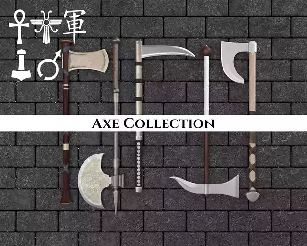 Ancient Collection Weapons Axes 