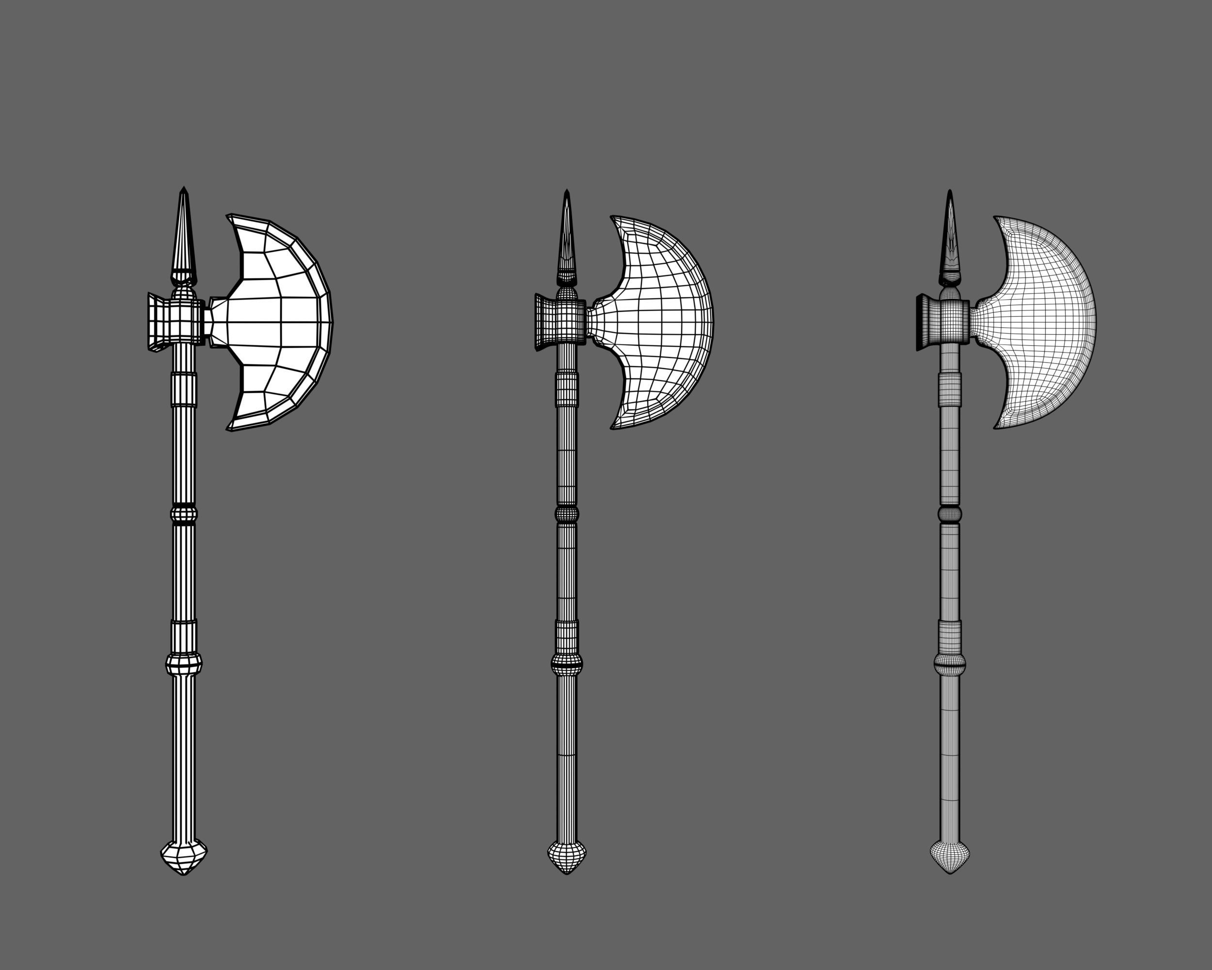 Ancient Collection Weapons Axes _12