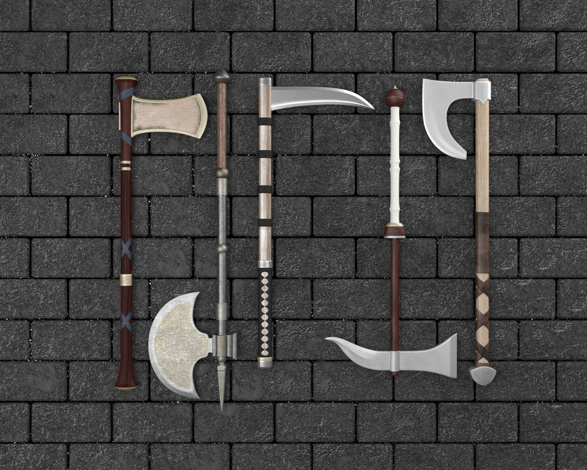 Ancient Collection Weapons Axes _32