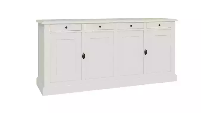 Cabinet sideboard with four drawers