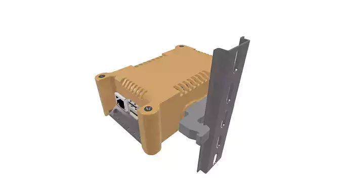 Raspbery pi3 case with Din rail