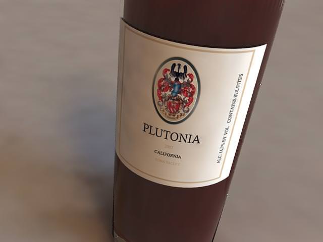 Wine Bottle 3D model_2