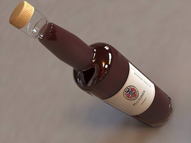 Wine Bottle 3D model_3