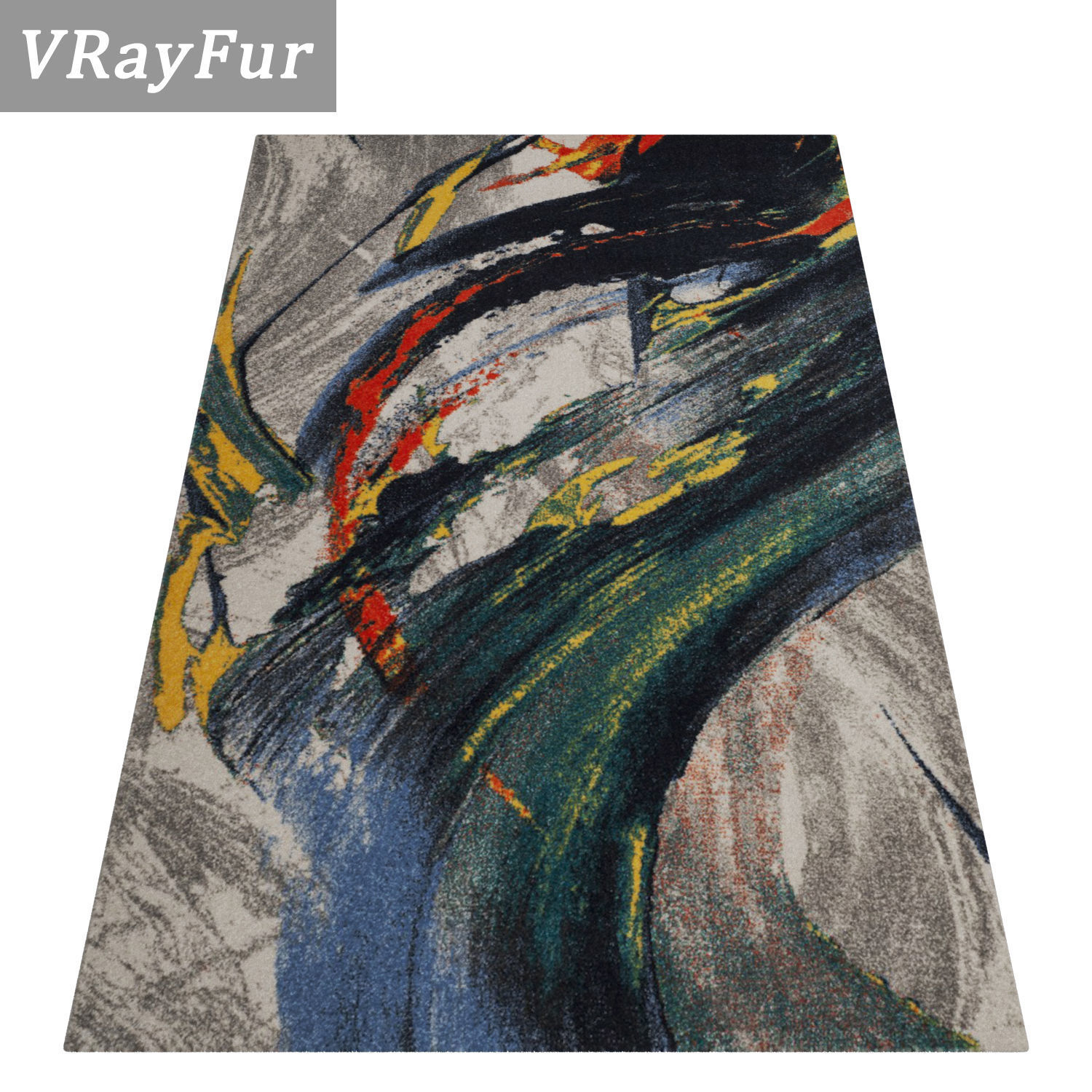 Rug Set 381 3D model_2