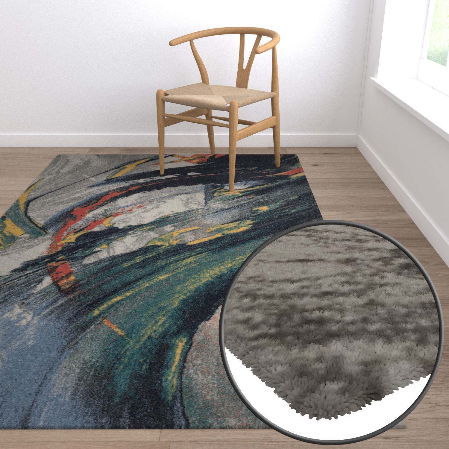 Rug Set 381 3D model_5