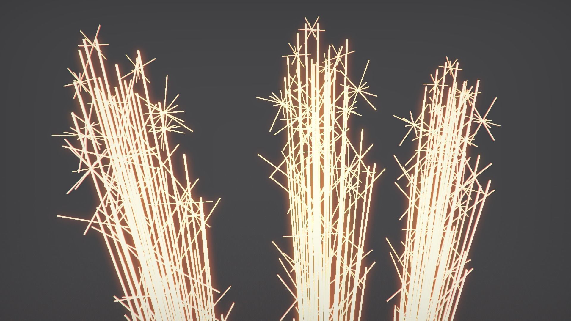 Cake Sparkler 3D model_6