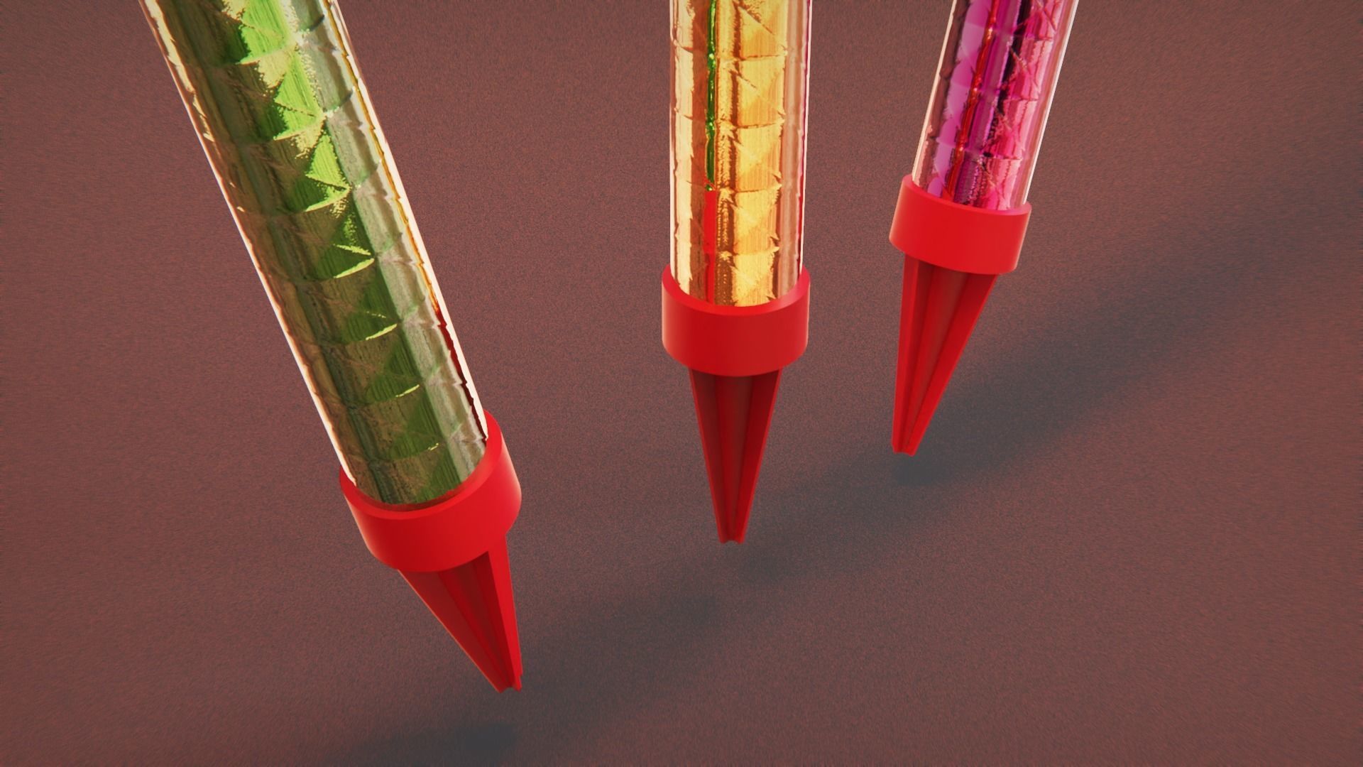 Cake Sparkler 3D model_5