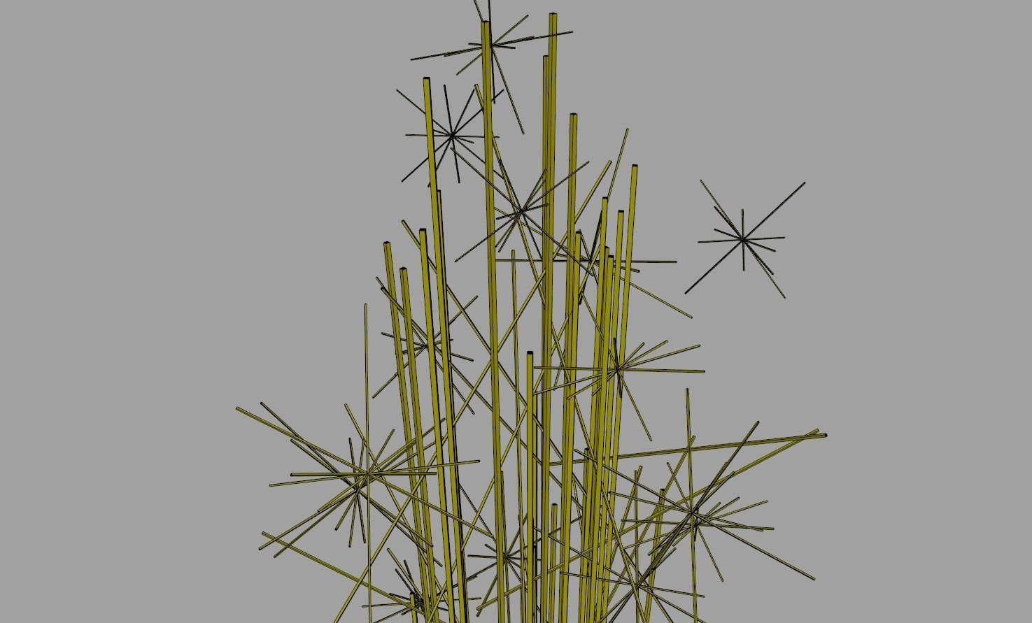 Cake Sparkler 3D model_10