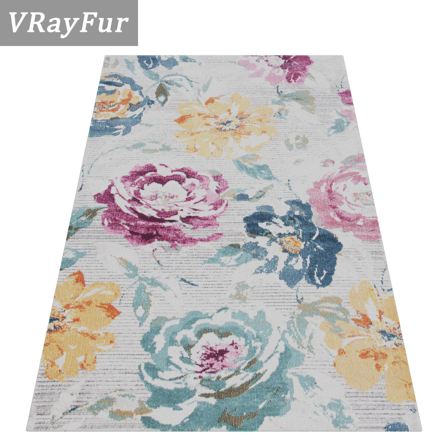 Rug Set 383 3D model_2