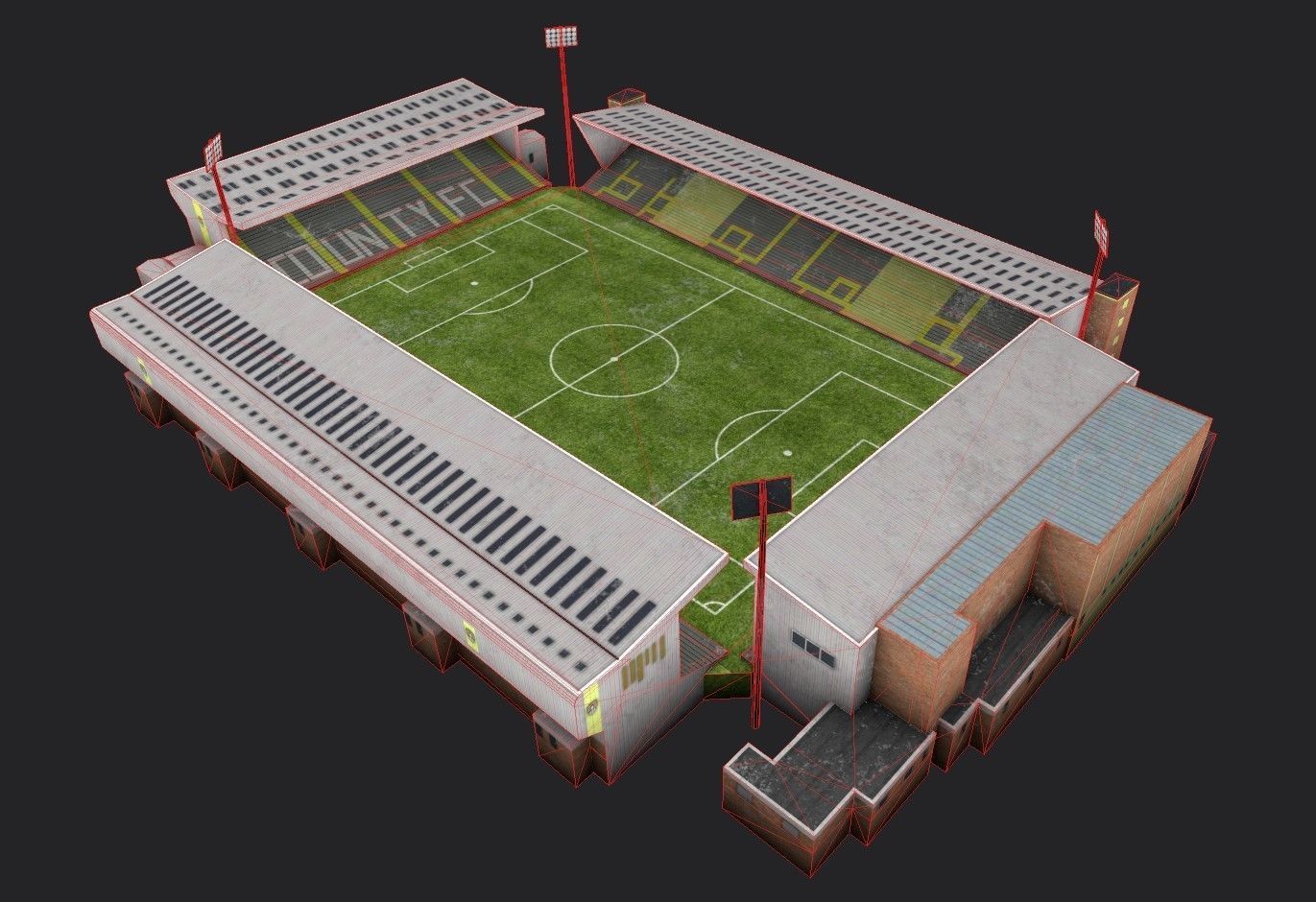 Meadow Lane Low-poly 3D model_6