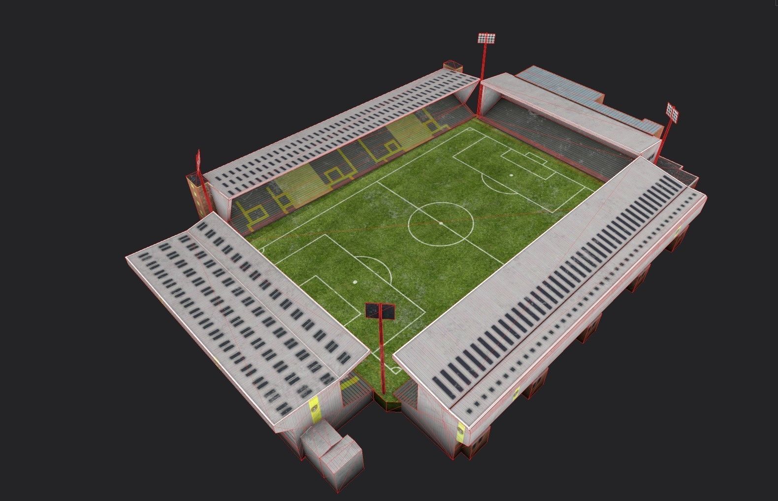 Meadow Lane Low-poly 3D model_5