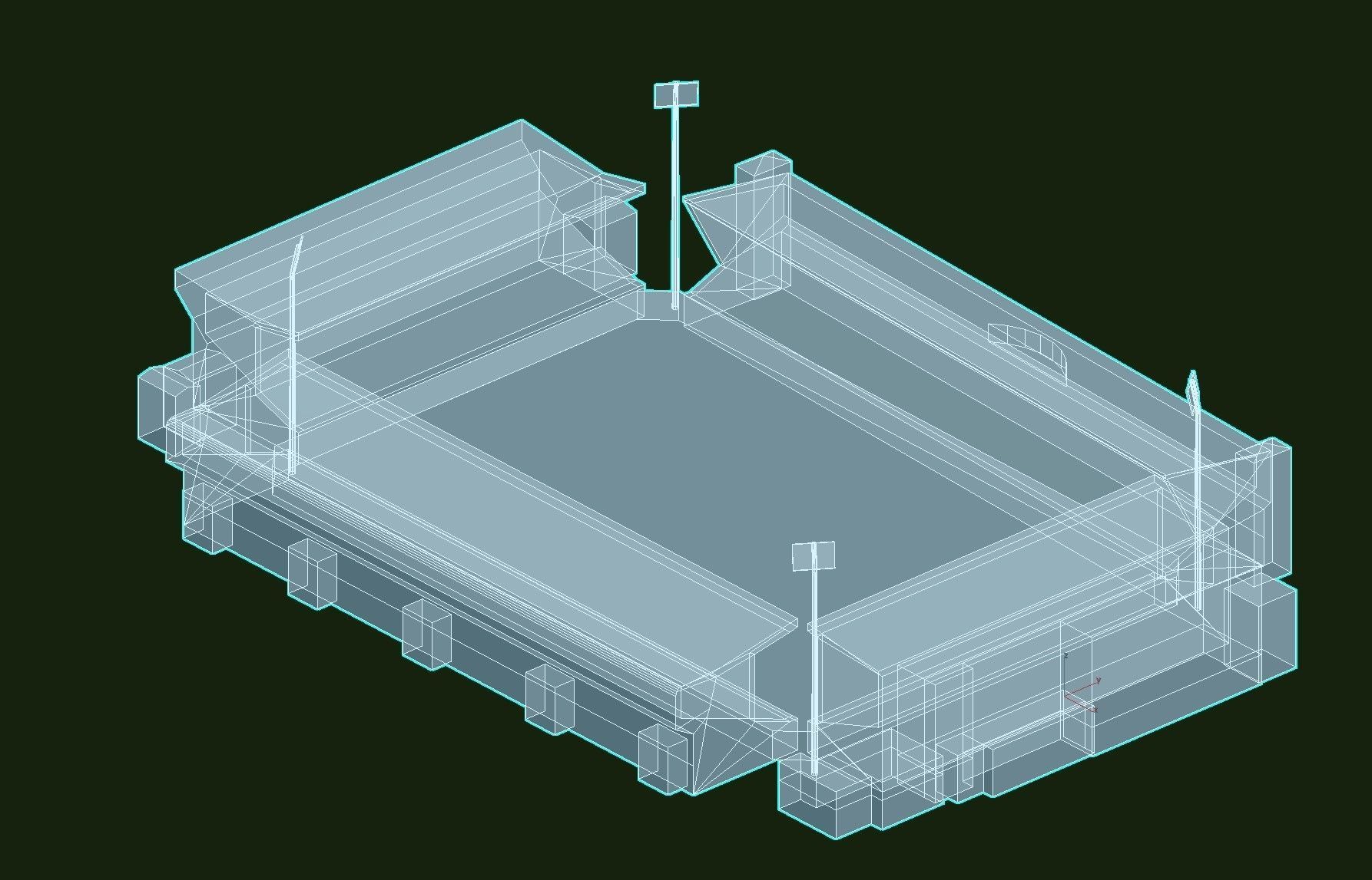 Meadow Lane Low-poly 3D model_23