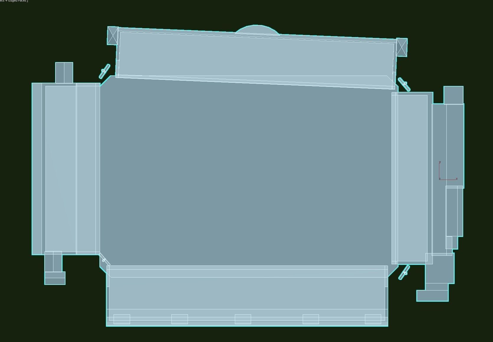 Meadow Lane Low-poly 3D model_27