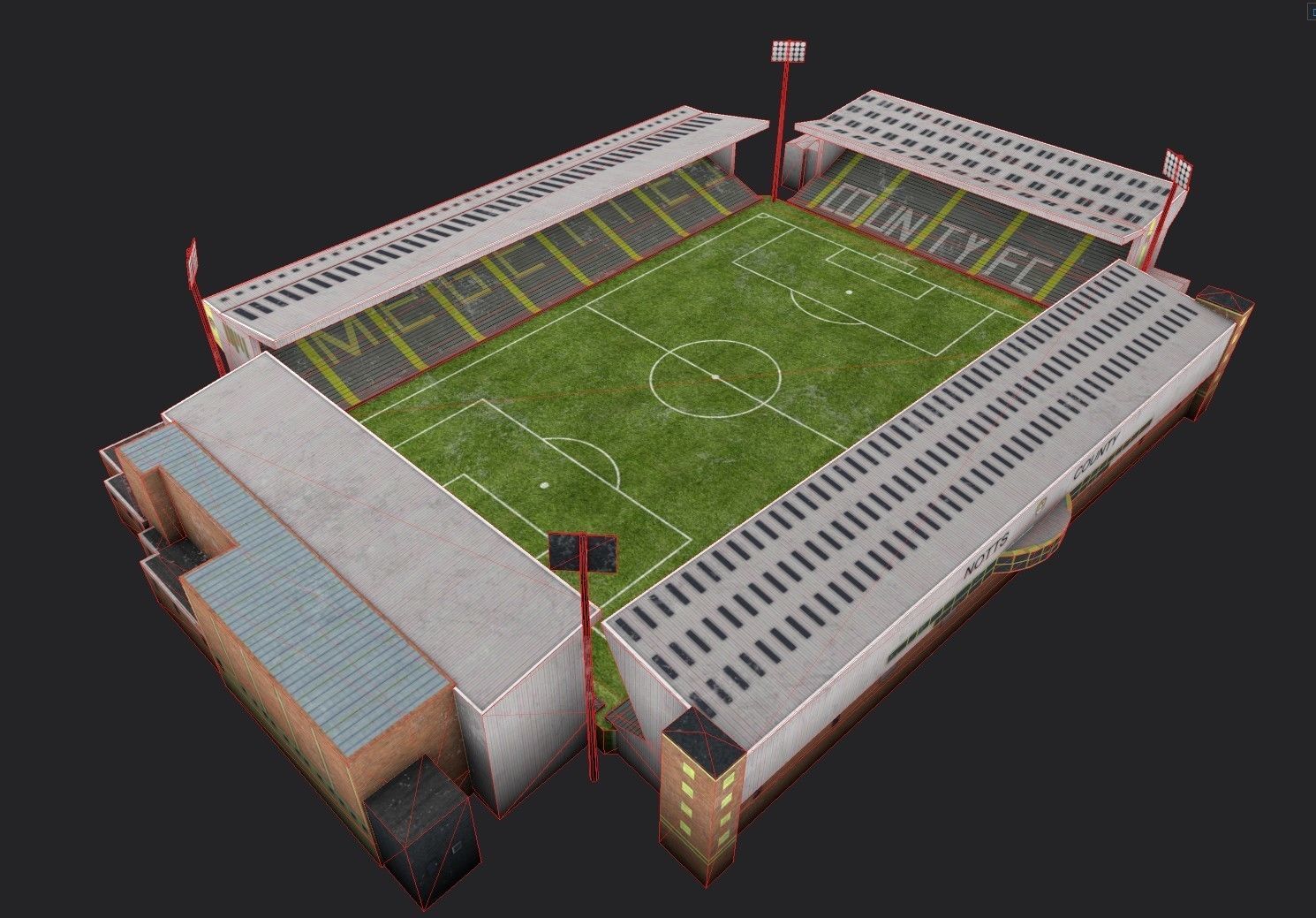 Meadow Lane Low-poly 3D model_3