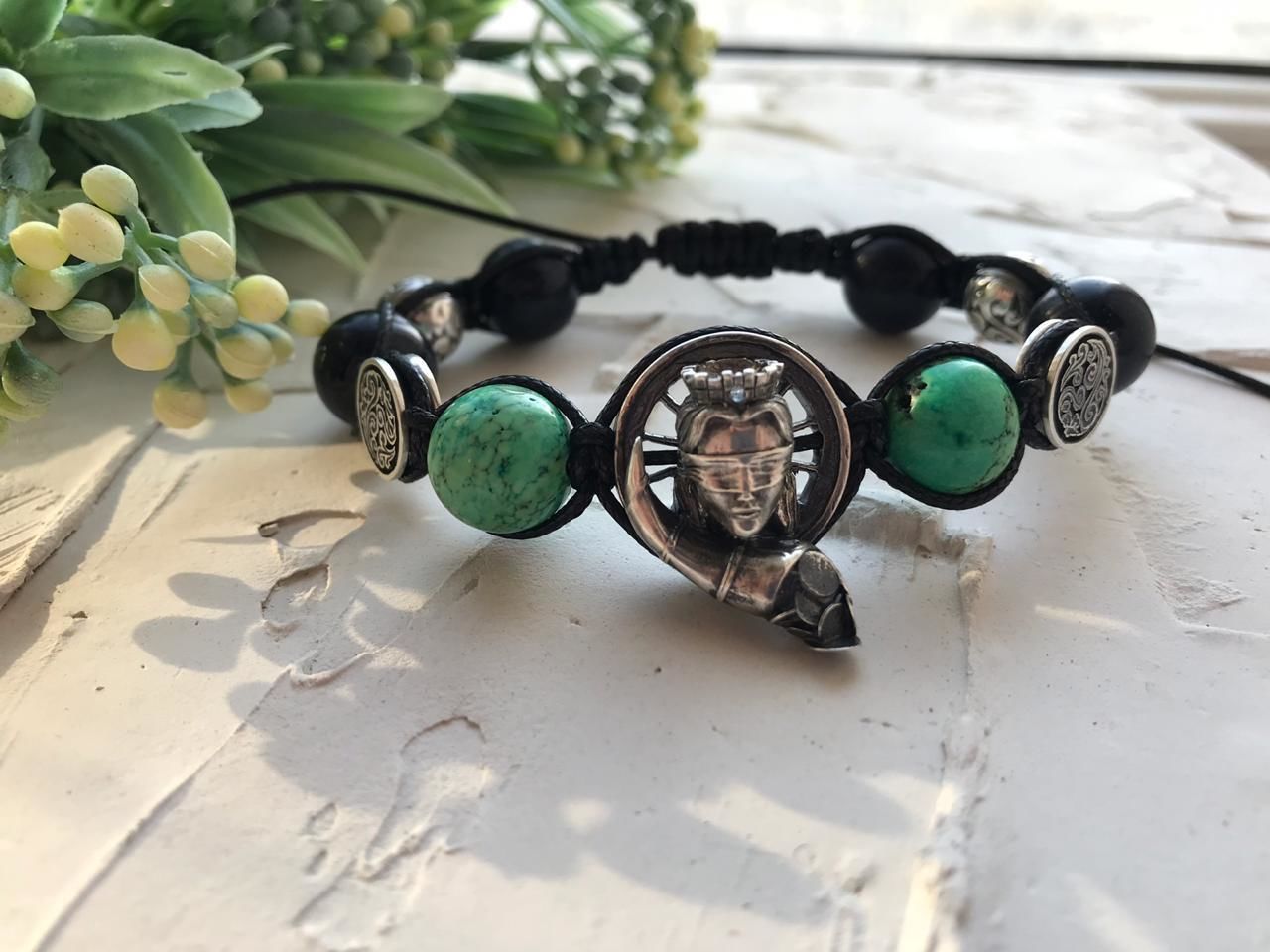 Fortuna statue of woman with crown 3D print model_5