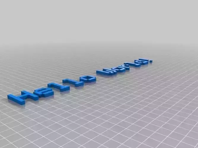 OpenSCAD 3D Text Generator Free 3D print model