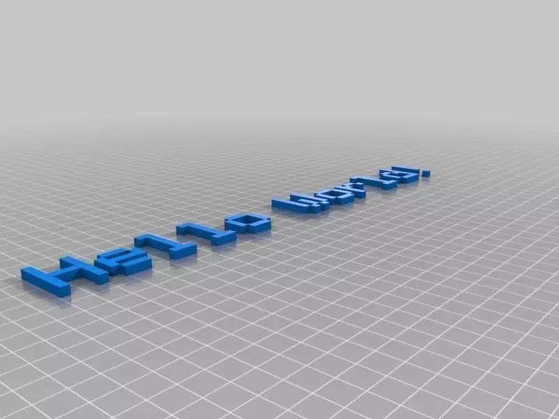 OpenSCAD 3D Text Generator Free 3D print model