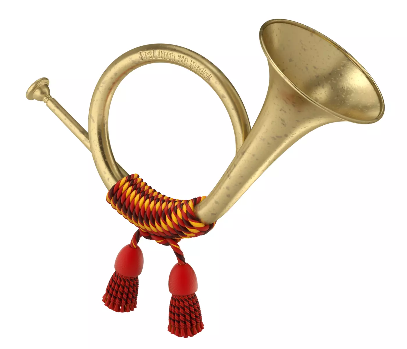 Post Horn 3D model