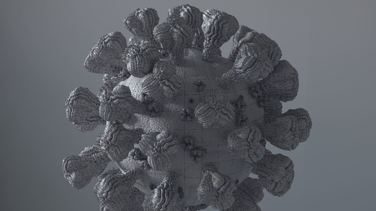 Corona Virus 3d 3D model_60