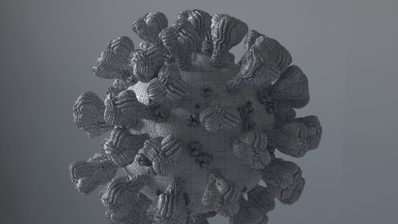 Corona Virus 3d 3D model_58
