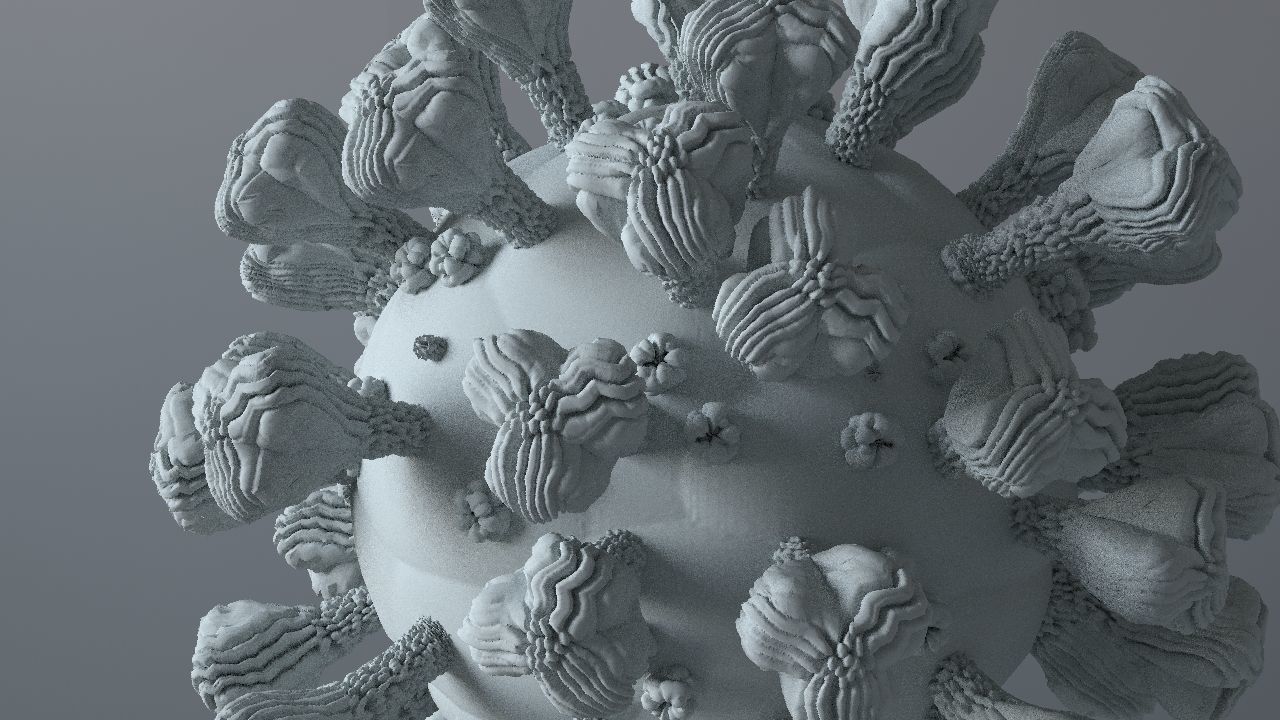 Corona Virus 3d 3D model_37