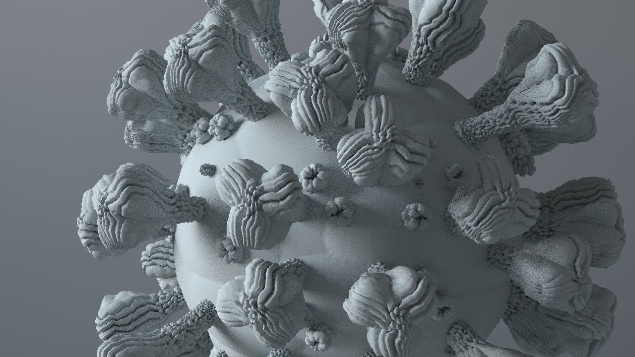 Corona Virus 3d 3D model_36