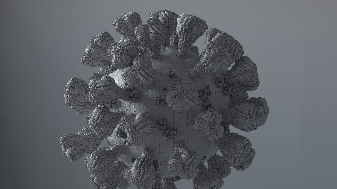 Corona Virus 3d 3D model_43
