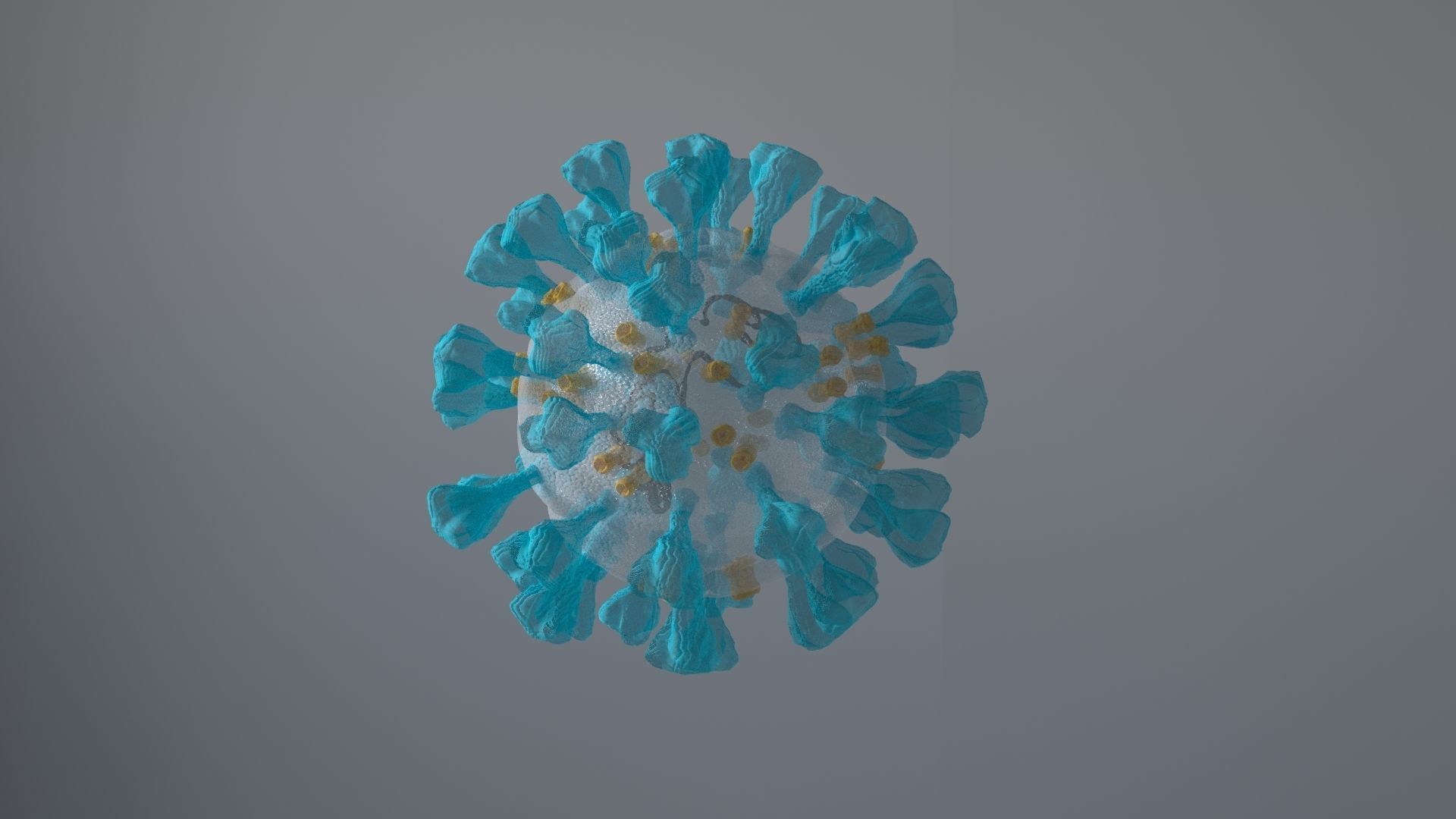 Corona Virus 3d 3D model_3