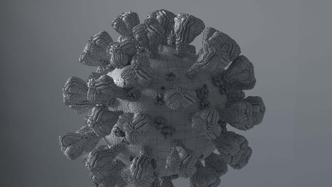 Corona Virus 3d 3D model_56