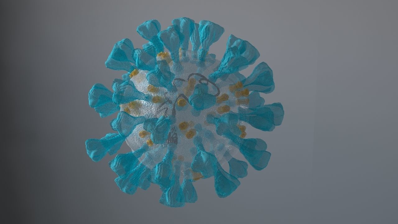 Corona Virus 3d 3D model_7