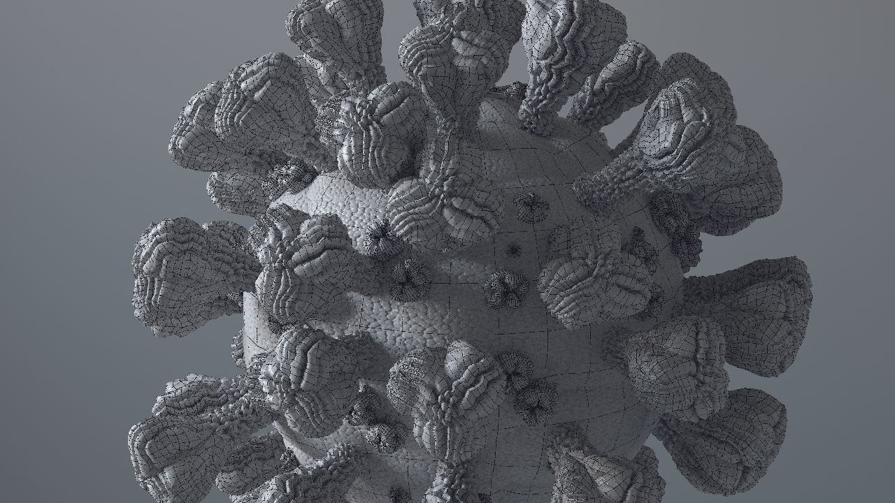 Corona Virus 3d 3D model_45