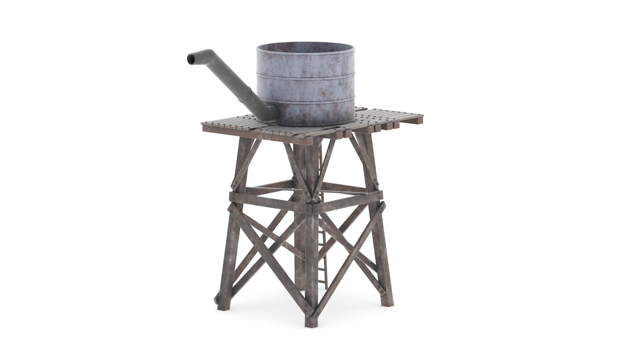 Rooftop 14 3D model_4