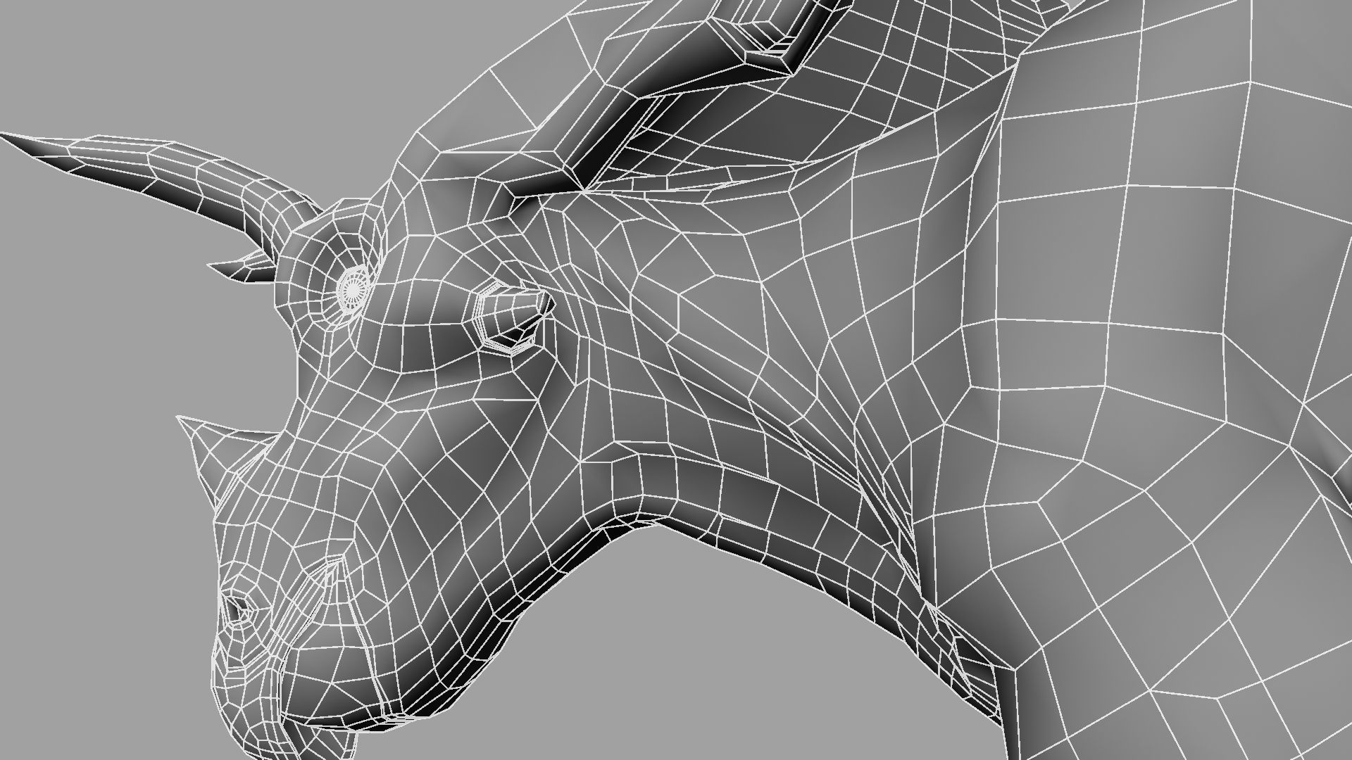 Triceratops dinosaur 3D model_30